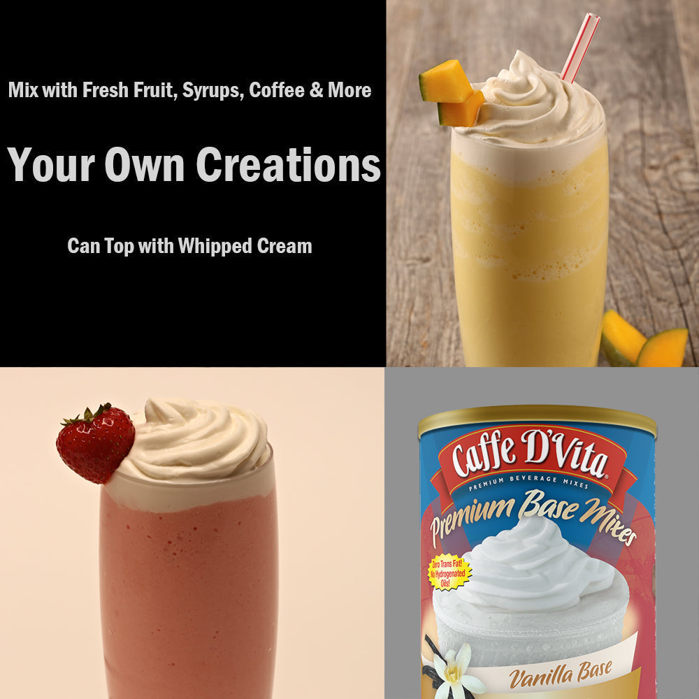 Vanilla Base Smoothie - Single Can or Case of 4 Cans - 3 lb. (48 oz.)
