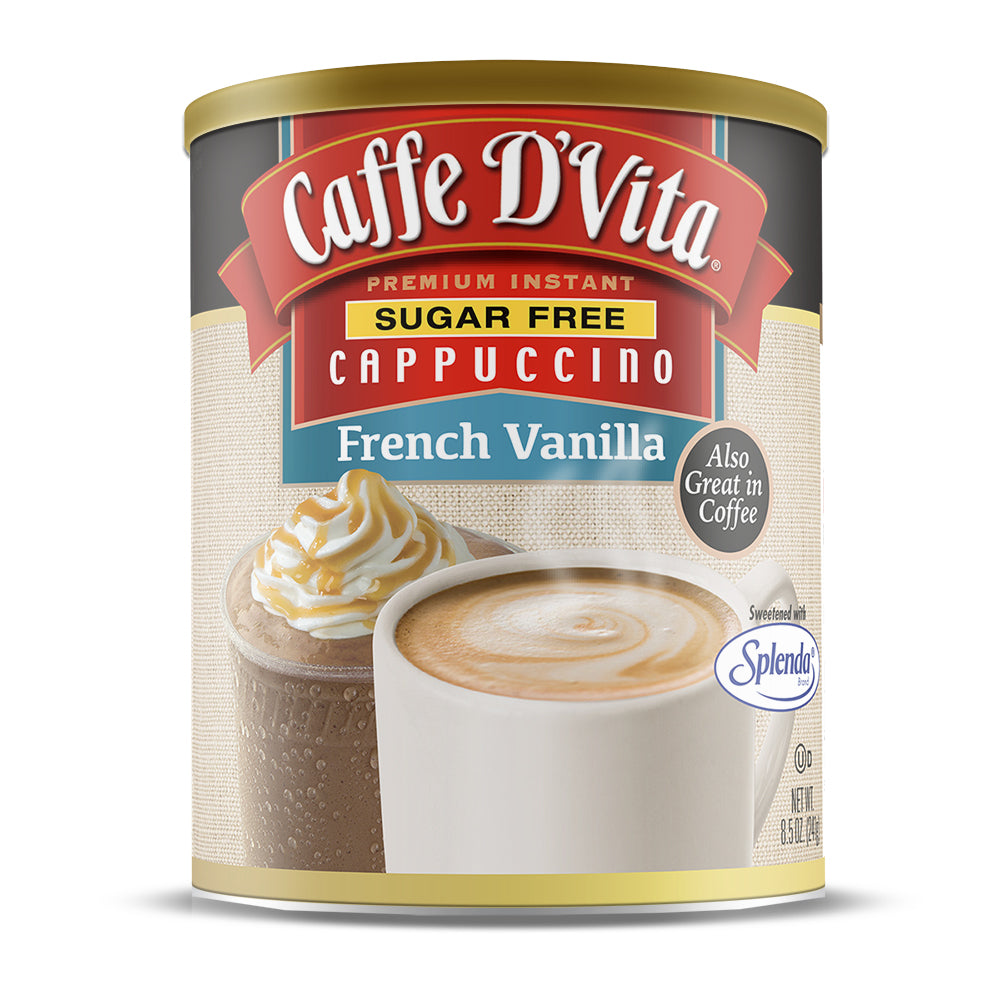 Sugar Free French Vanilla Cappuccino - Case of 6 - 8.5 oz. cans