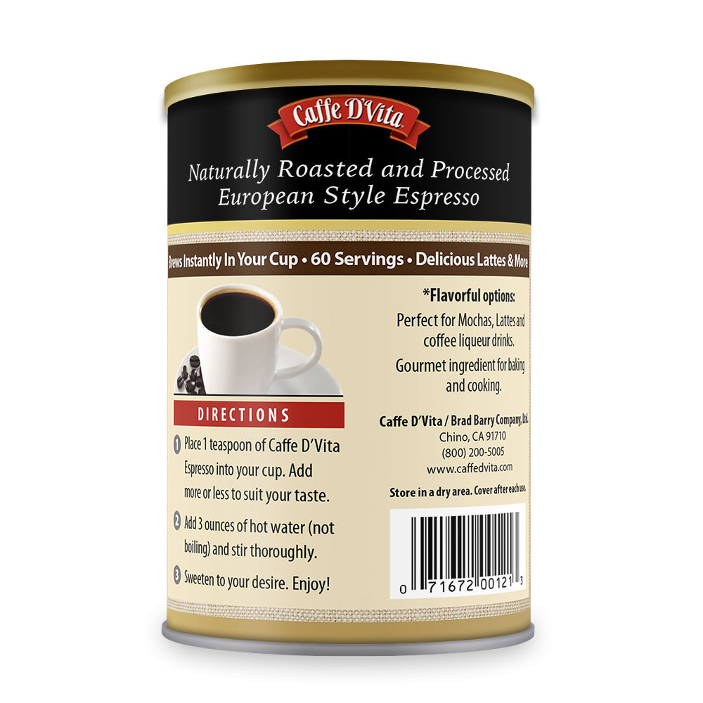 Espresso - Case of 6 - 3 oz cans