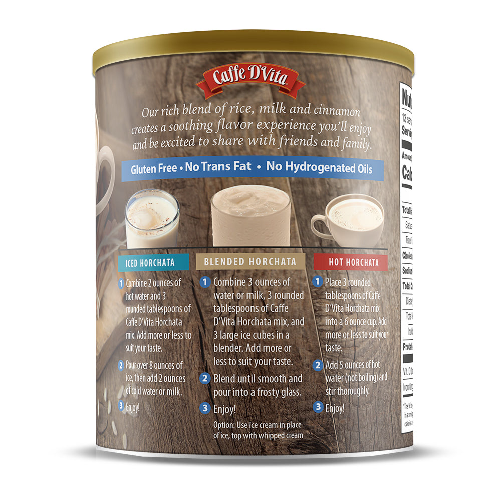 Horchata - Case of 6 - 19 oz. cans - Foodservice