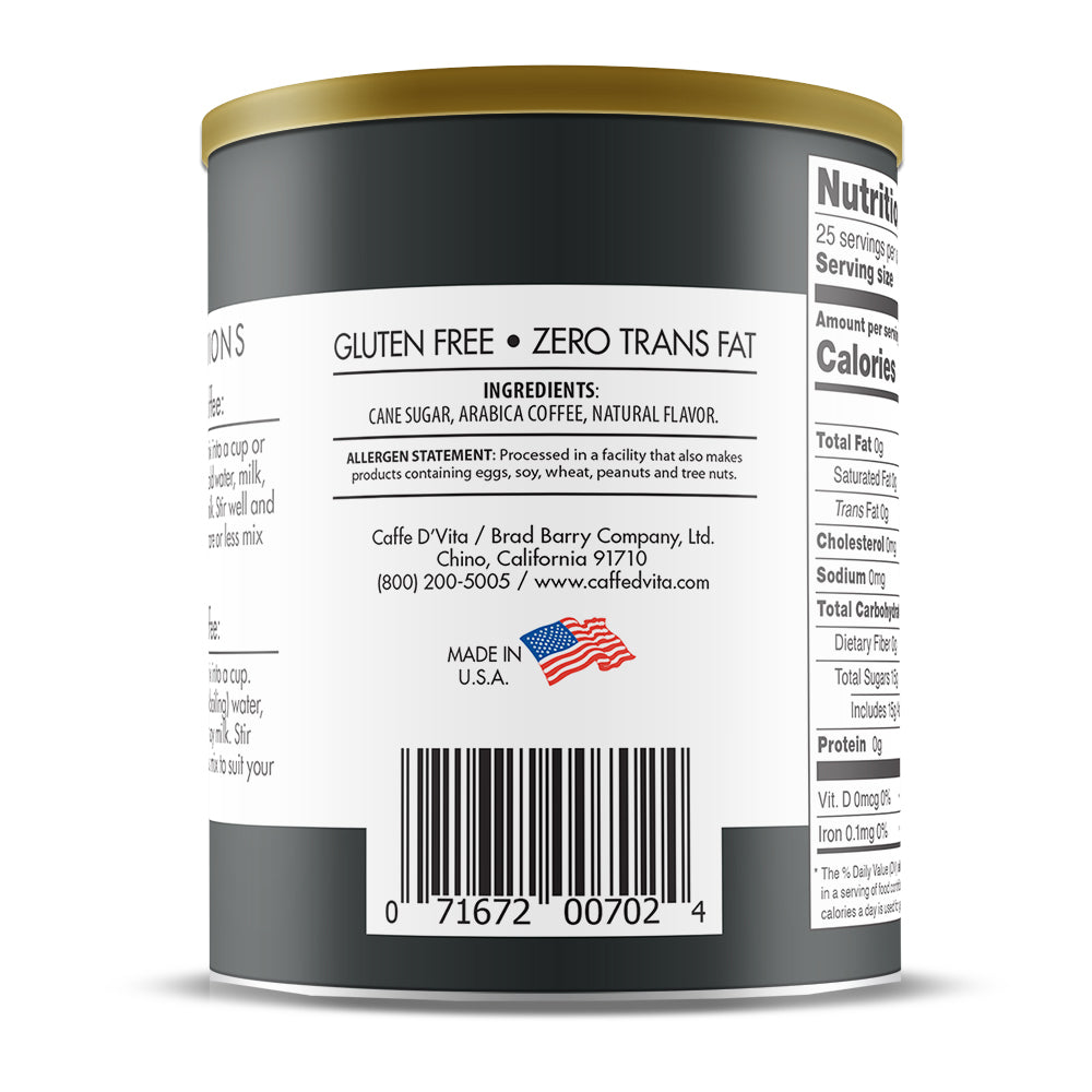 Simply Iced Coffee French Vanilla - Case of 6 - 1 lb. cans (16 oz.) - Foodservice