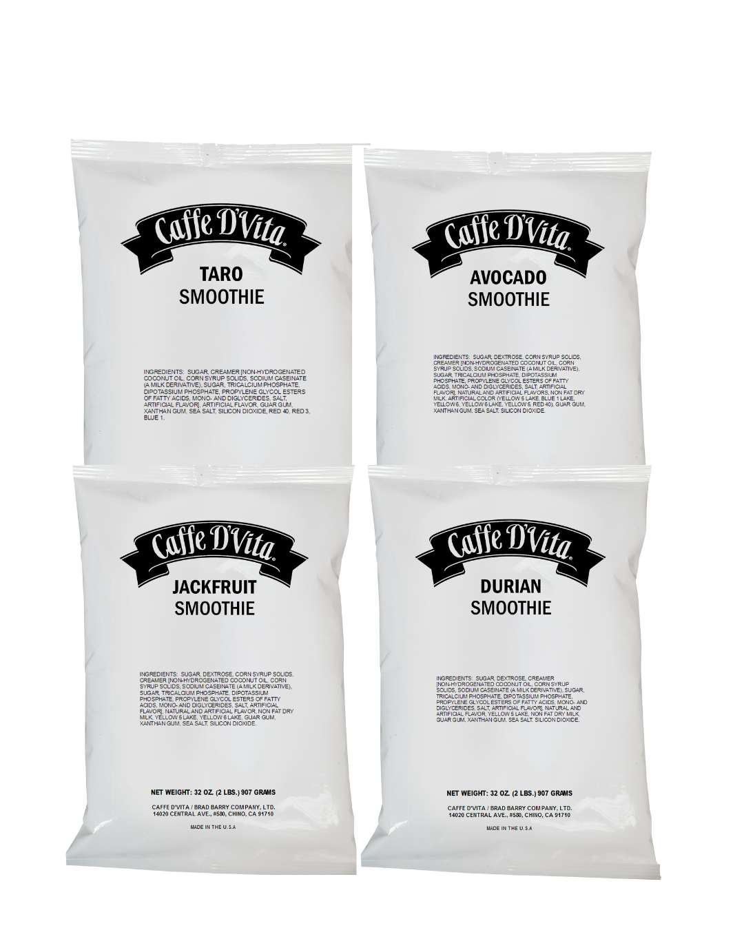 Caffe D&#39;Vita Case of 6 - 2 LB. Smoothie Bags