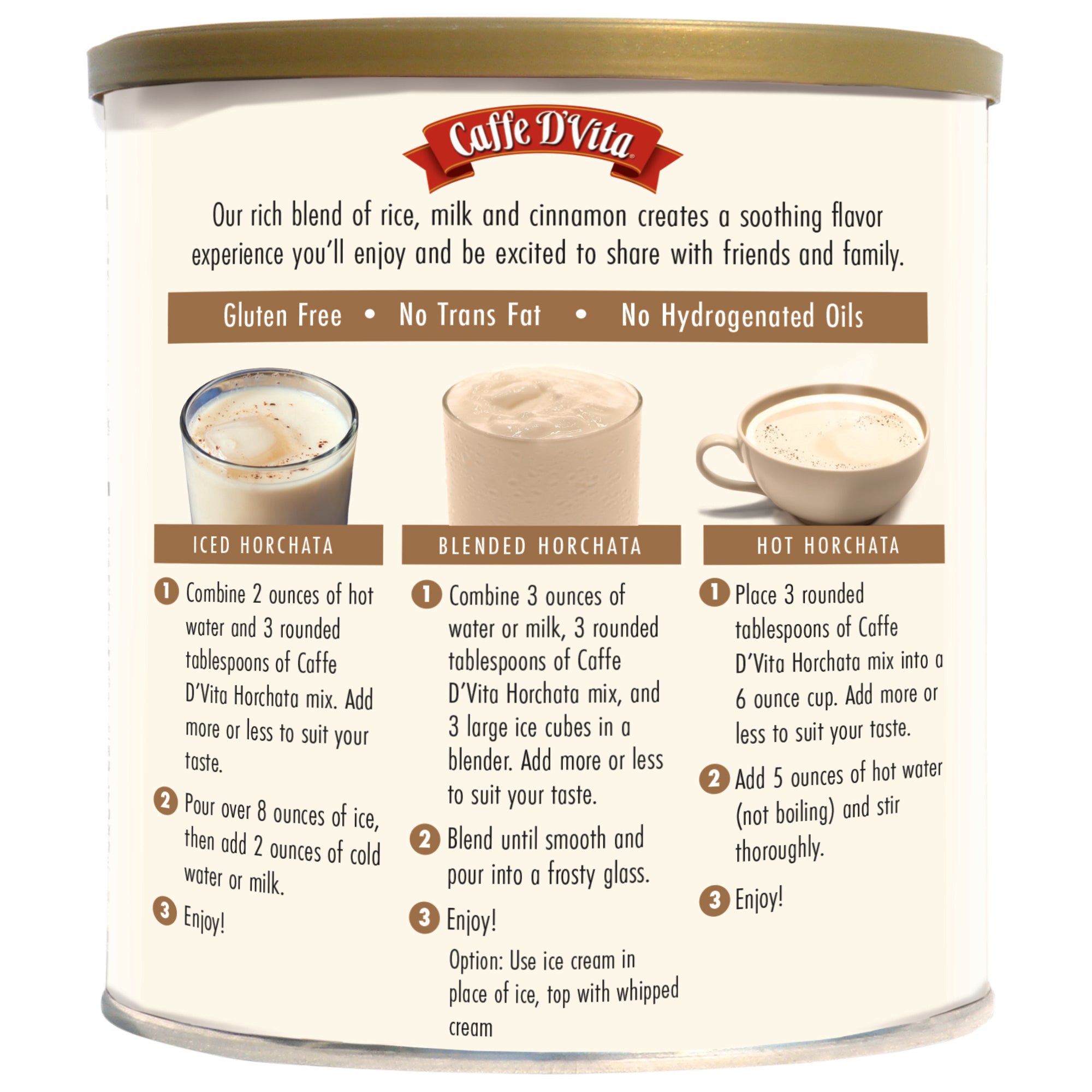 Horchata - Case of 4 - 2 lb. cans