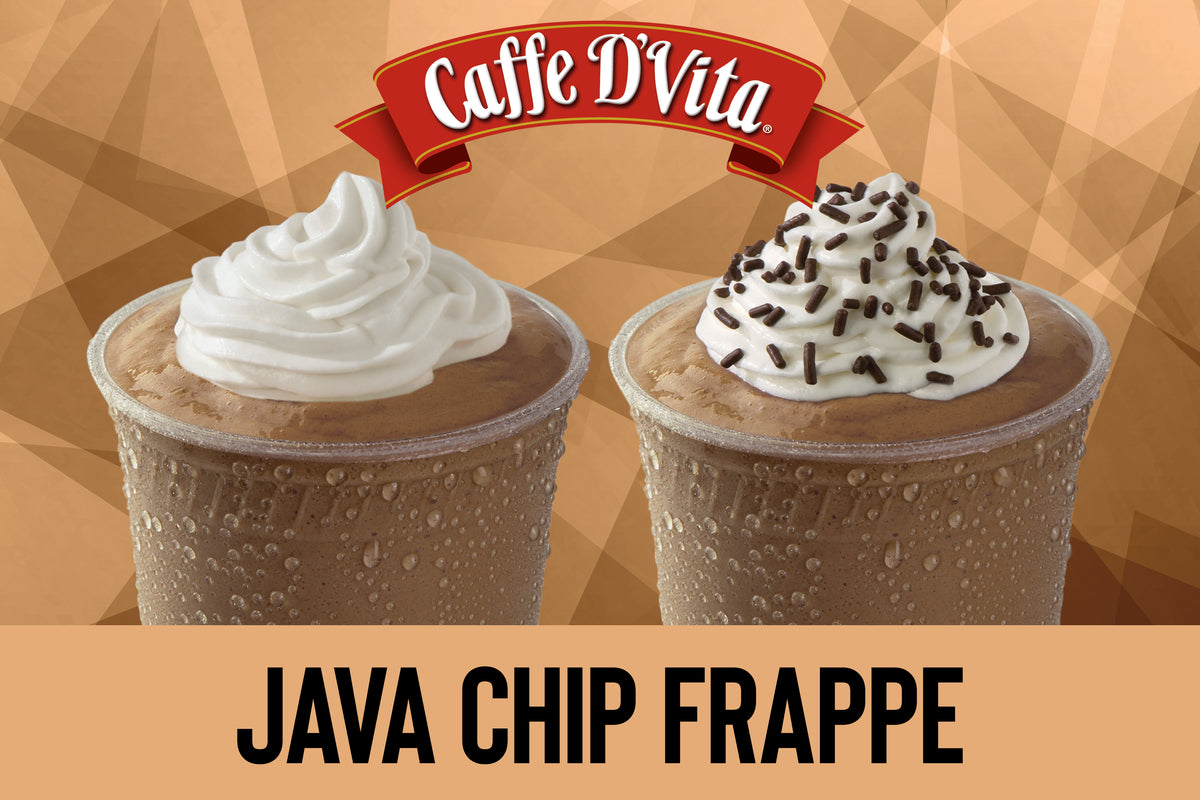 Java Chip Latte Blended Iced Coffee Frappe - Case of 6 - 19 oz. cans