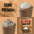 Java Chip Latte Blended Iced Coffee Frappe - Case of 6 - 19 oz. cans - Foodservice