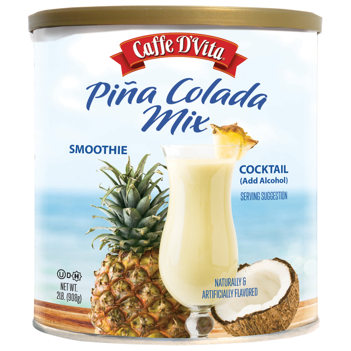 Pina Colada Mix - Case of 4 Cans - 2 lb. (32 oz.)