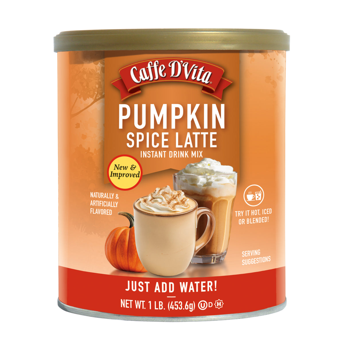 Pumpkin Spice Latte- Case of 6 - 1 lb. cans (16 oz.)
