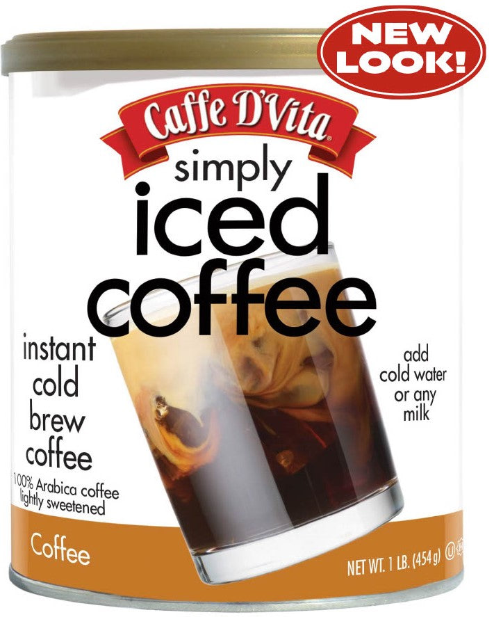 Simply Iced Coffee - Case of 6 - 1 lb. cans (16 oz.) - Foodservice