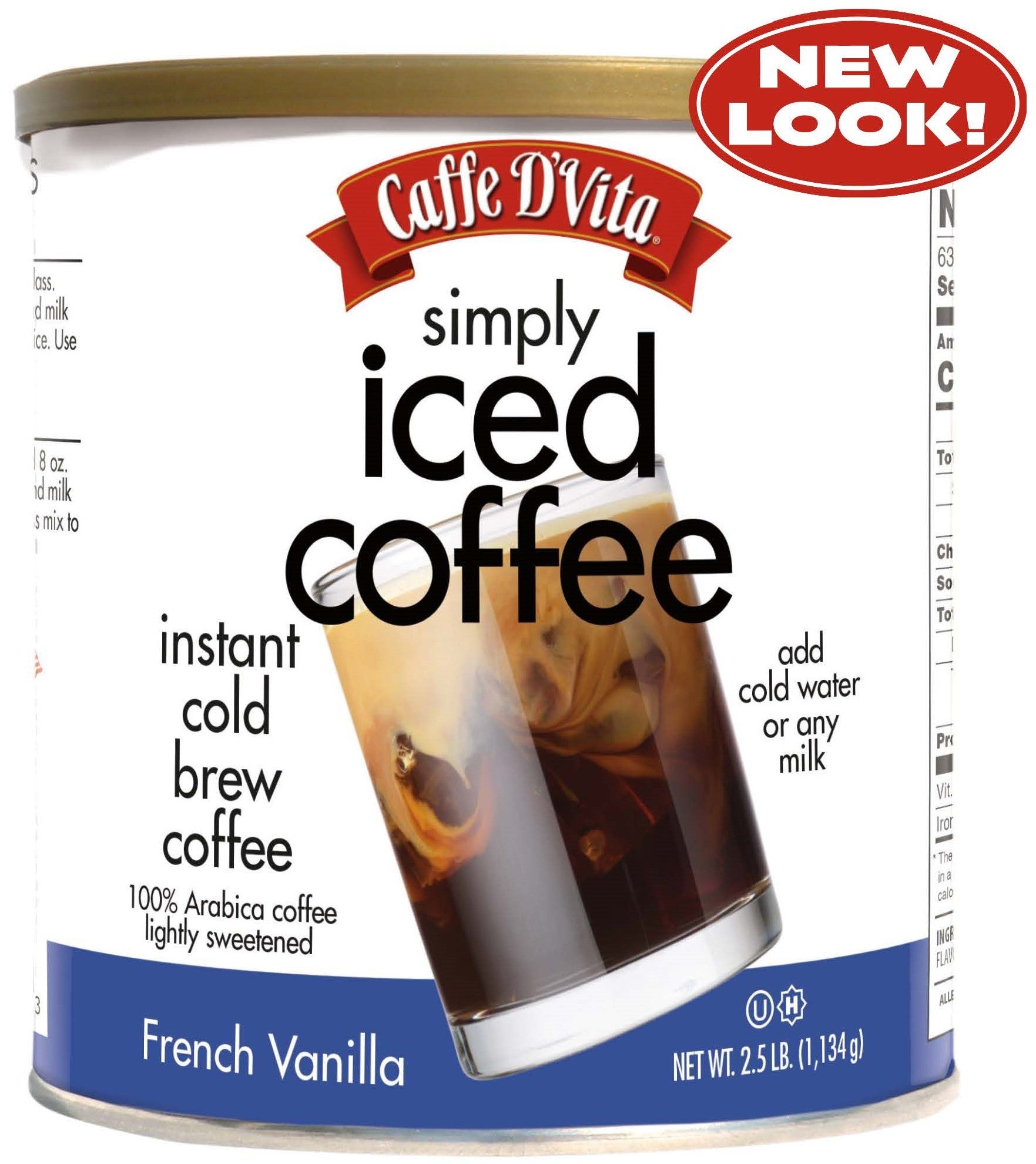 Simply Iced Coffee French Vanilla - Single Can or Case of 4 Cans