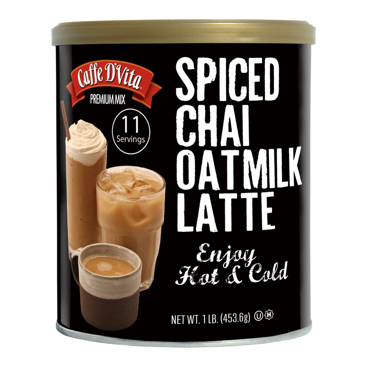 Spiced Chai Oatmilk Latte - Case of 6 - 1 lb. cans (16 oz.)
