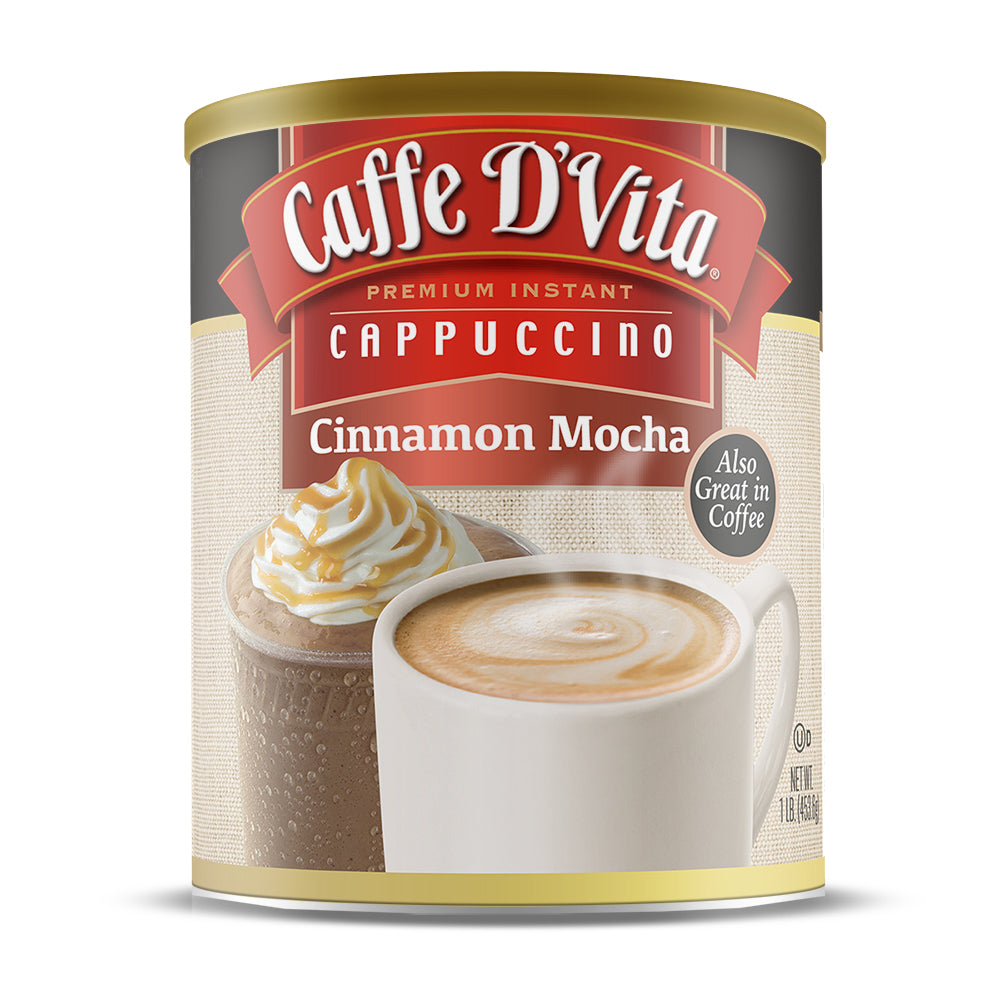 Cinnamon Mocha Cappuccino - Case of 6 - 1 lb. cans (16 oz