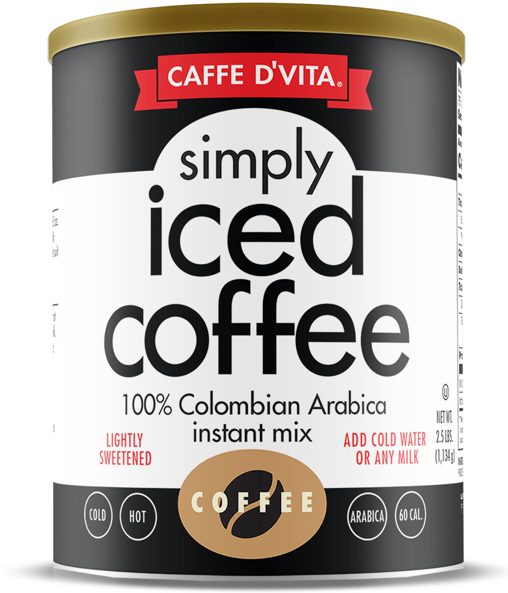 Simply Iced Coffee - Single Can or Case of 4 Cans - 2.5 lb. (40 oz.)