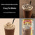 Java Chip Latte Blended Iced Coffee Frappe - Single Can or Case of 4 Cans - 3 lb. (48 oz.)