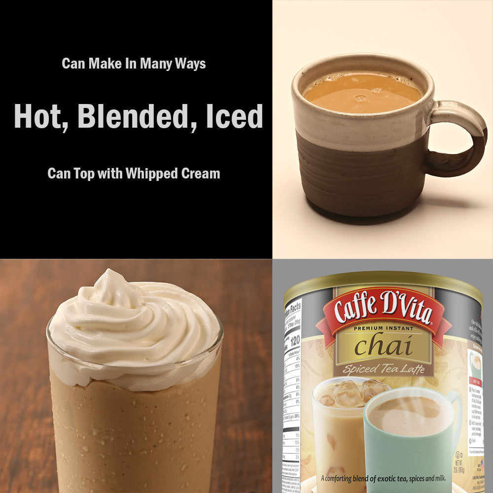 Spiced Chai Latte - Case of 4 Cans - 2 lb. (32 oz.)