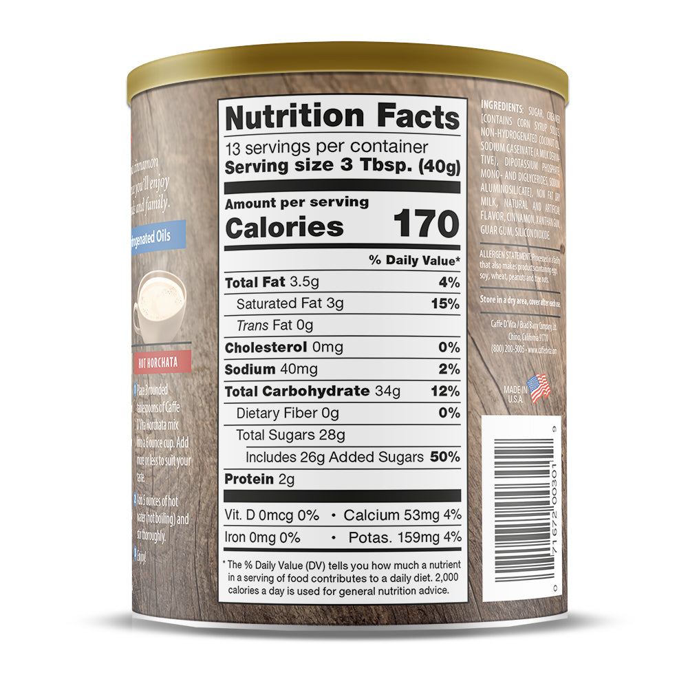 Horchata - Case of 6 - 19 oz. cans